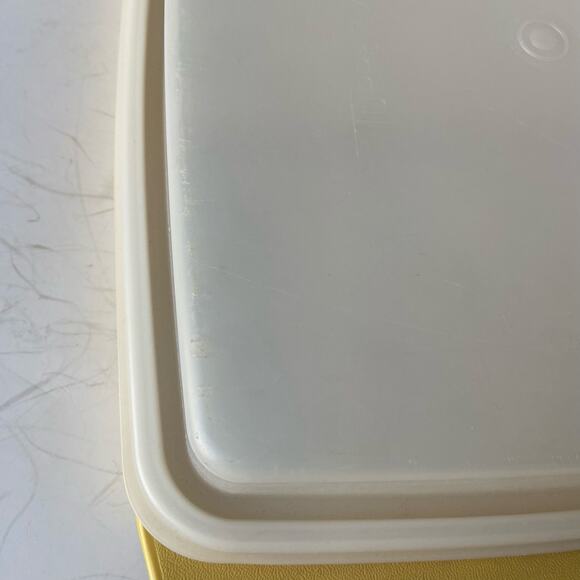 Vintage Tupperware Deviled Egg Keeper Carrier Tray Container Harvest Gold - Picture 9 of 12